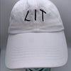 Lit Hat - Black/White-Adjustable